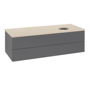 Wastafelonderkast Antao 1200x360x500mm Antr. Matt Lacquer K23013GK