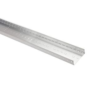 Lengte a 3m. Kabelgoot zijperf. 60x+ uitbreiding 250 wit RAL9010