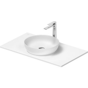 SIVIDA #268013 wastafelblad incl. opzetkom wit zijdemat 880mm