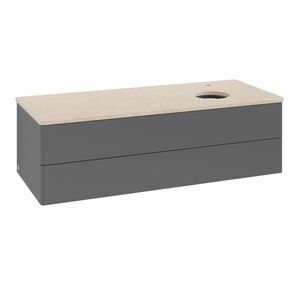 Wastafelonderkast Antao 1200x360x500mm Antr. Matt Lacquer K23053GK
