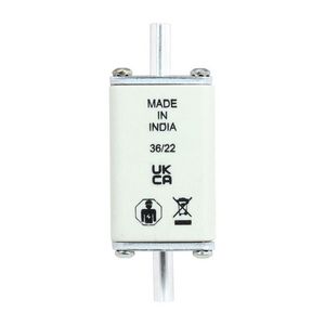 Zekering laagsp. 100A AC 690V NH00 gL/gG dubbele mel VVE=3