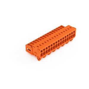 1-draads male steker 1,5mm² oranje 734-345/018-000 VVE=25