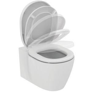 Wandcloset combipack Connect diepspoel AquaBlade 550mm wit incl. zitting softclose