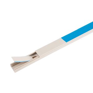Doos a 2m. Systeem25 leidingkoker 25x13mm creme 2m