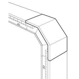 Deksel vervalstuk 90gr. B800 Thvz universeel LFCCSM8