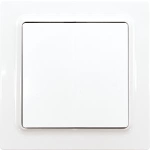 Draadloze EnOcean pulsdrukker,2-kanaals,E-Design,55x55