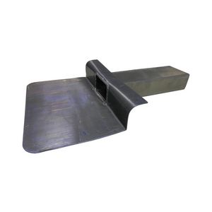 Loden kiezelbak code 25 60x100mm l=300mm 90° voorzien van primer