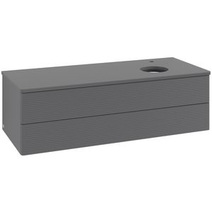 Wastafelonderkast Antao 1200x360x500mm Antr. Matt Lacquer K23150GK