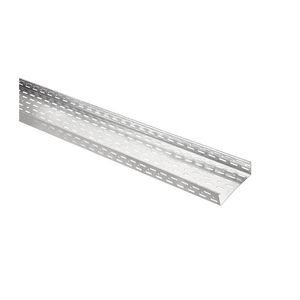 Lengte a 3m. Kabelgoot geperforeerd 100x60mm galvanisch