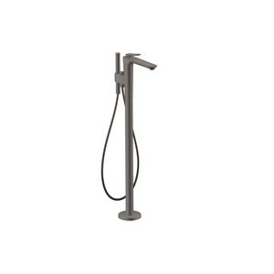 Afbouwdeel 1-hendel badmengkraan vrijstaand Cubic Cut greep brushed black chroom Citterio-C