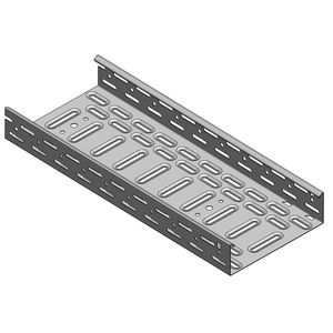 Lengte a 3m. Kabelgoot geprof. 150x60mm 0.8mm galvanisch