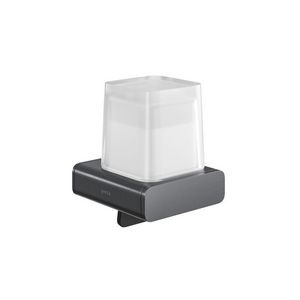 Zeepdispenser 200ml. gesatineerd glas 919916-09