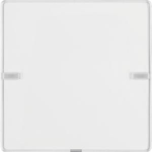 Drukknop opzetmodule 1-v tekstv. berker Q.1/Q.3/Q.7 polarwit