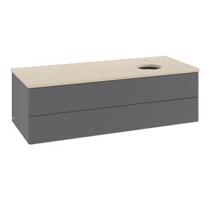 Wastafelonderkast Antao 1200x360x500mm Antr. Matt Lacquer K23153GK