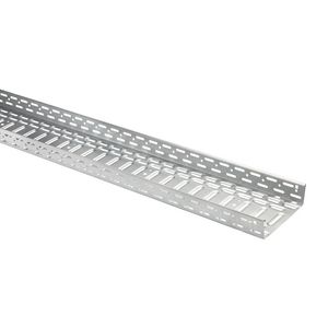 Lengte a 3m. Kabelgoot geperforeerd zinkplus 60x100mm