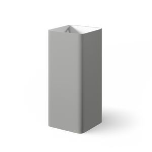 Mineral Pillar Square hoogte 90cm Matt Light Grey