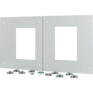 XT-XP Frontplaat voor 2x IZMX16 uitrijdbaar HxB=550x1000mm