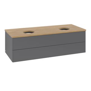 Wastafelonderkast Antao 1200x360x500mm Antr. Matt Lacquer K24011GK
