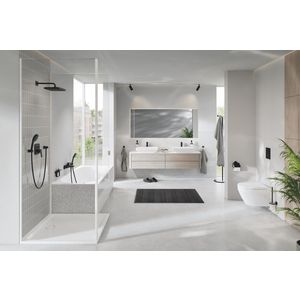 Wastafelmengkraan Smooth Body, Matte Black Cubeo (Prof)