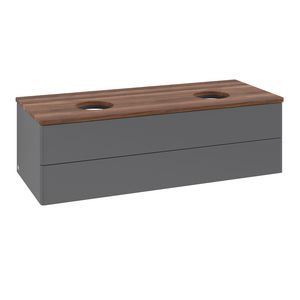Wastafelonderkast Antao 1200x360x500mm Antr. Matt Lacquer K24012GK