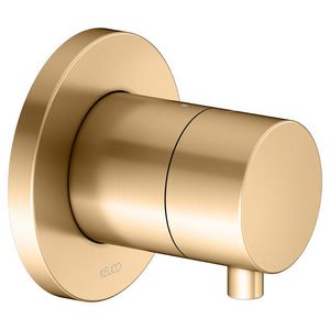Stopkraan DN15 IXMO Comfort/rozet rond messing geborsteld