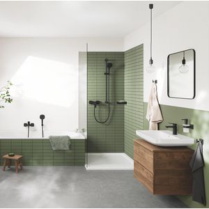 Vitalio Comfort 110 handdouche 2 straalsoorten matte black (mat zwart)