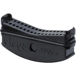 Stalenverdeler 43,3x9,8 kunststof/zwart