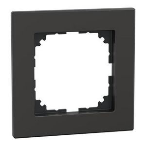 Afdekraam M-Elegance 1-voudig Metaal Rhodium grijs Systeem M