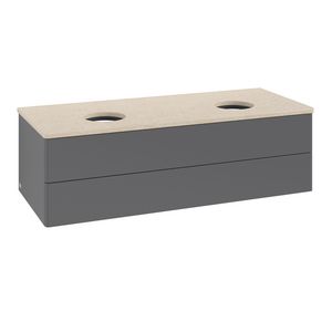 Wastafelonderkast Antao 1200x360x500mm Antr. Matt Lacquer K24013GK