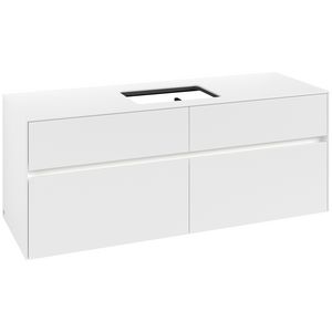 Wastafelonderkast Collaro 1400x548x500mm Wh.Matt C116B0MS