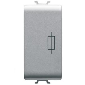 ZEKERINGHOUDER-250 Vac 16 A-1 MODULE-TITANIUM-CHORUS