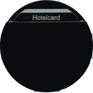 Hotelkaart-relaisschakelaar Serie R.classic zwart