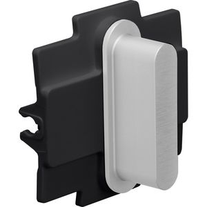 Rocker enkelvoudige schakelfuncties alu grey