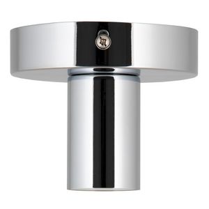 Plafond/Wandlamp metaal S E27 85x100mm CLII chroom