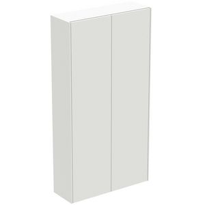 Conca kolomkast dubbel halfhoog 72x25x140cm 2 deuren matt white