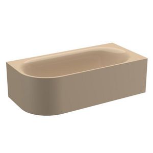 Bad BetteLux Oval V Silhouette 1950×950mm Bahama beige