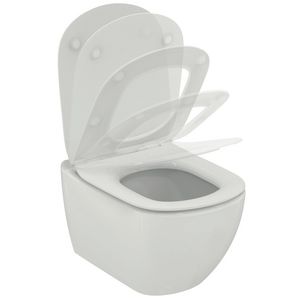 Wandcloset combipack TESI aquablade 535mm diepspoel wit incl. zitting dun softclose