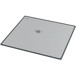 Dak- of bodemplaat aluminium 5mm gesloten IP55 BxD=600x600mm