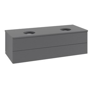 Wastafelonderkast Antao 1200x360x500mm Antr. Matt Lacquer K24110GK