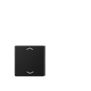 Tastafdekking A/AS 4-voudig pijl matzwart KNX