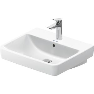 DURAVIT NO.1 #237555 wastafel 550mm wit met kraangat met overloop