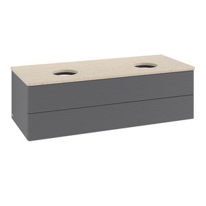 Wastafelonderkast Antao 1200x360x500mm Antr. Matt Lacquer K24113GK