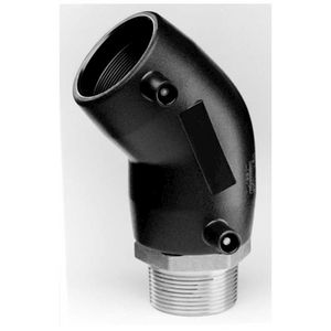 Kniekoppeling 45° ESM SMARTFUSE PE100 elektrolas 160mm