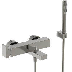 Bad/douchemengkraan h.o.h. 150mm m. badset silver storm (rvs-look) Extra