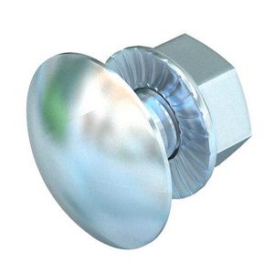 Platkopbout combimoer M6x12 staal galvanisch verzinkt VVE=10