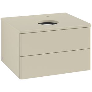 Wastafelonderkast Antao 600x360x500mm S.Grey Matt Lacquer K18050HJ