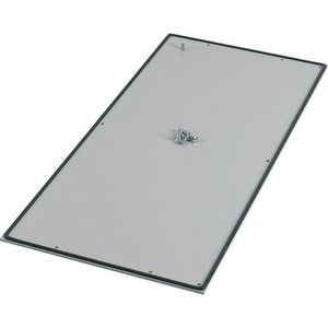 Dak- of bodemplaat aluminium 5mm gesloten IP55 BxD=425x800mm