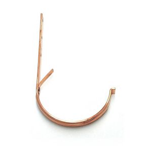 Koperen mastgootbeugel M250 - 25x4 l/k