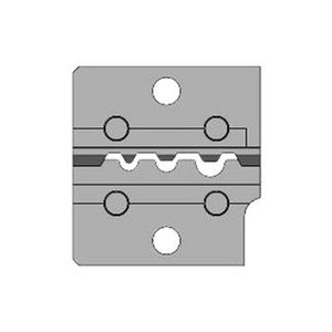 Matrijs voor krimpmachines perskabelschoenen 0,75-2,5mm²