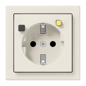 Wandcontactdoos LS met ALS 30mA wit Saf+